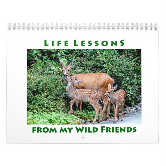 Levenslang Lessons Wilde Dierenkalender Kalender (Hoes)