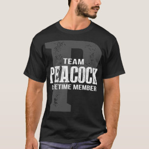 Levenslang teamlid van PEACOCK T-shirt