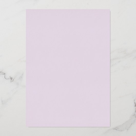 Levenslang Vlinders Lila Zilver Vrijgezellenfeest Folie Uitnodiging (Achterkant)