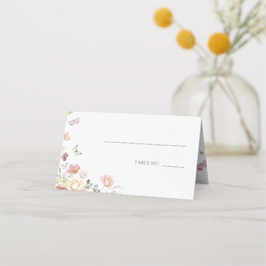 Levenslange Vlinders Roze Bloem Bruidsdouche (Voorkant)