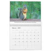 Levenslessen van Squiggy the Squirrel Calendar Kalender (Feb 2027)