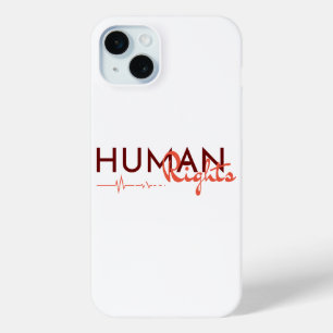 Levenslijn van de mensenrechten iPhone 15 mini hoesje