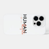 Levenslijn van de mensenrechten iPhone hoesje (Achterkant horizontaal)