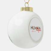 Levenslijn van de mensenrechten keramische bal ornament (Links)