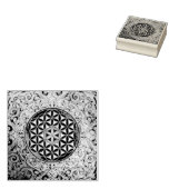 Levensloop / Blume des lebens - Ornament I Rubberstempel (Gestempeld)