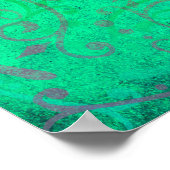 Levensloop / Blume des lebens - Ornament IV Poster (Hoek)