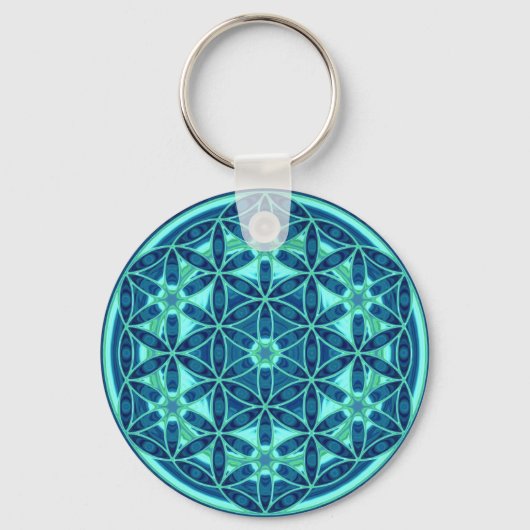 Levensloop - Button stijl 01 Sleutelhanger (Voorkant)