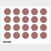 Levensloop - Button stijl 02 Ronde Sticker (Vel)