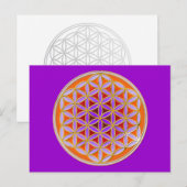 Levensloop - Button stijl 04 Briefkaart (Voorkant / Achterkant)