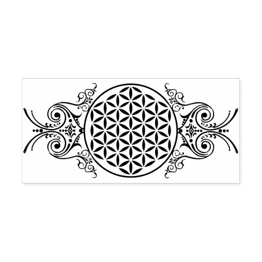 Levensloop -  ornamenten 1  zelfinktende stempel (Design)