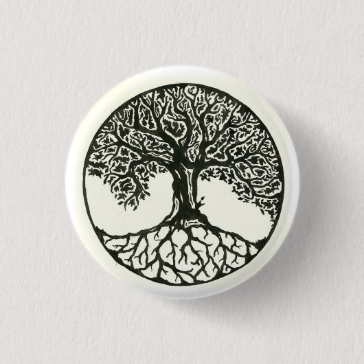 Levensloop Ronde Button 3,2 Cm (Voorkant)