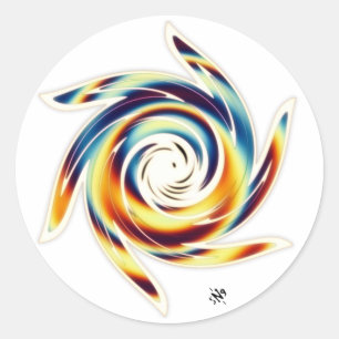 Levensloop Ronde Sticker