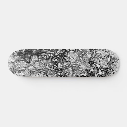Levensloop - Spiralen laten gomstijl 1 achter Skateboard (Horizontaal)