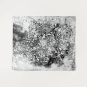 Levensloop - Spiralen laten gomstijl 1 achter Wandkleed (Voorkant (horizontaal))