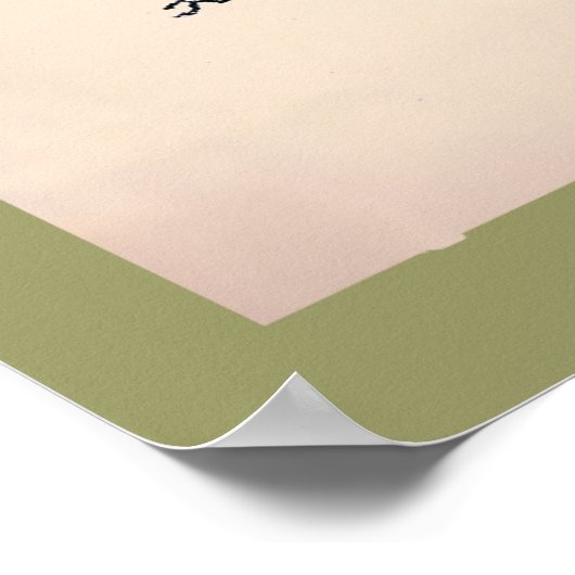 Levensloop / stamboom van Man Poster (Hoek)