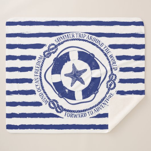 Levensmiddelen en zeeduivel sherpa deken (Voorkant (horizontaal))