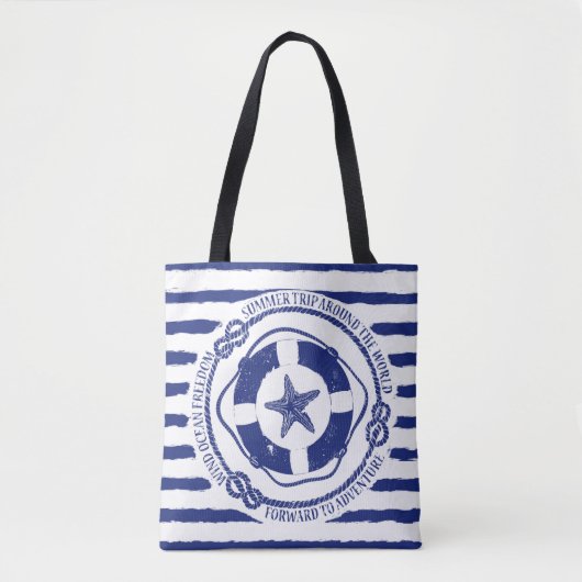 Levensmiddelen en zeeduivel tote bag (Voorkant)