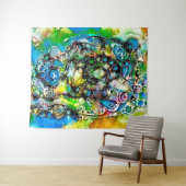 Levensmiddelen - neurografische artikelen 7 wandkleed (In Situ (horizontaal))