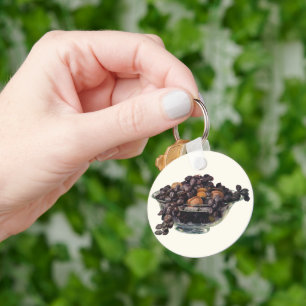  levensmiddelen, noten en amandelen, vruchten en n sleutelhanger