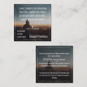 Levensmiddelen Notitiekaartje