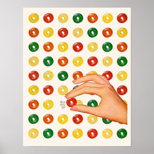 Levensmiddelen Poster (Voorkant)