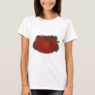 levensmiddelen, rijpe tomaten, groenten en fruit t-shirt