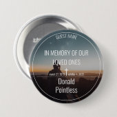 Levensmiddelen Ronde Button 7,6 Cm (Voorkant /achterkant)