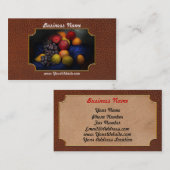 Levensmiddelen - Vruchten - Levensduur fruit Visitekaartje (Voorkant / Achterkant)