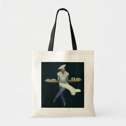 levensmiddelenbedrijven, banketker met bankdesser tote bag (Voorkant)