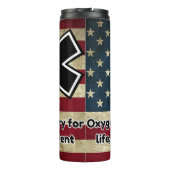 Levensondersteuning, geen levenslijn thermosbeker (Achterkant)