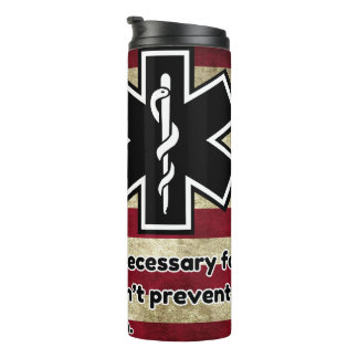 Levensondersteuning, geen levenslijn thermosbeker