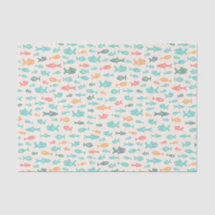 Levenspatroon viszwemmen Nautical Beach Zee Tissuepapier