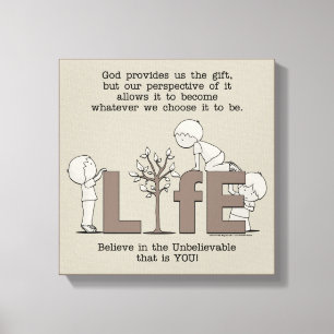 Levensperspectieven Canvas Afdruk