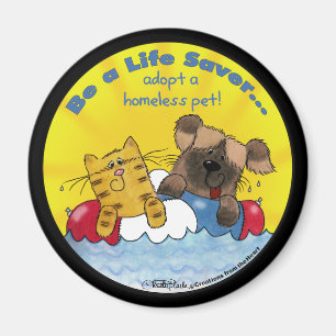 Levensredder - Homeless Pets adopteren Magneet