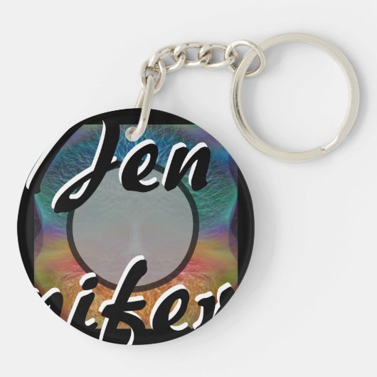 Levensregenboog Sleutelhanger (Achterkant)