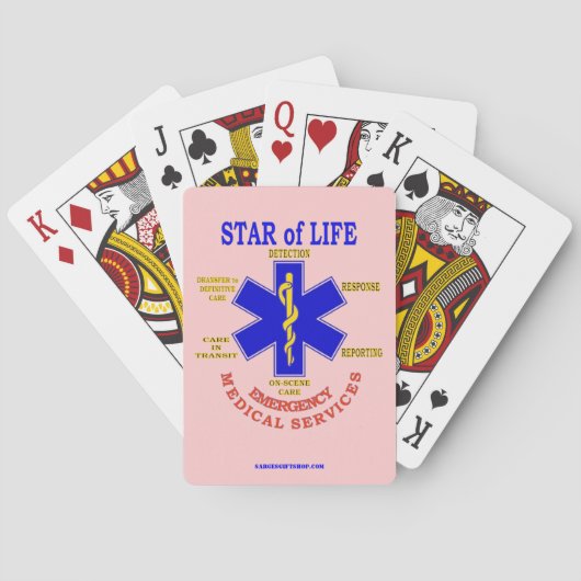 LEVENSSTAR POKERKAARTEN (Achterkant)