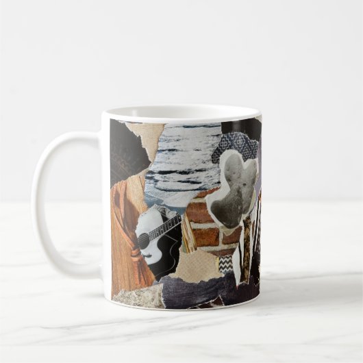 levensstijl Atmosphere, grijs, bruin, zwart en zwa Koffiemok (Links)
