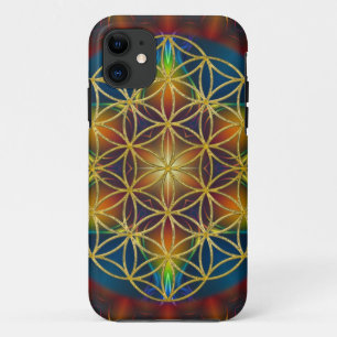 LEVENSSTROOM / Blume des Lebens - Mandala III iPhone 11 Hoesje