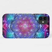 LEVENSSTROOM/Blume des Lebens Mandala IV Square Case-Mate iPhone Case (Achterkant (horizontaal))
