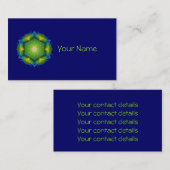 LEVENSSTROOM / Blume des Lebens - Mandala V Visitekaartje (Voorkant / Achterkant)