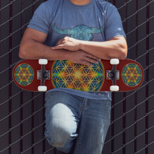 LEVENSSTROOM - Fractal Blossom 1 Skateboard