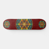 LEVENSSTROOM - Fractal Blossom 1 Skateboard (Horizontaal)