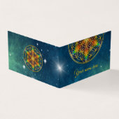 LEVENSSTROOM - Fractal Blossom 1 Visitekaartjes (Buitenkant)