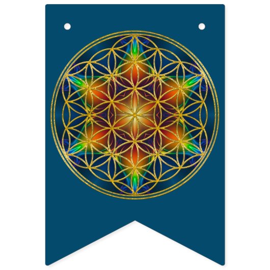 LEVENSSTROOM - Fractal Blossom 1 Vlaggetjes (Eerste vlag)