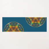 LEVENSSTROOM - Fractal Blossom 1 Yogamat (Voorkant (horizontaal))