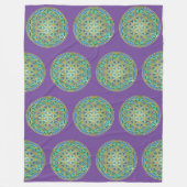 LEVENSSTROOM - Geometrie design 1 Fleece Deken (Voorkant)