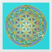 LEVENSSTROOM - Geometrie design 1 Raamsticker (Vel)