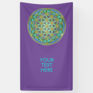 LEVENSSTROOM - Geometrie design 1 Spandoek