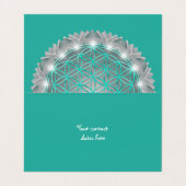 LEVENSSTROOM - Geometrie Licht 2 Visitekaartjes (Binnenkant ongevouwen)