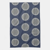 LEVENSSTROOM - Geometriesymbool Art 1 Theedoek (Verticaal)